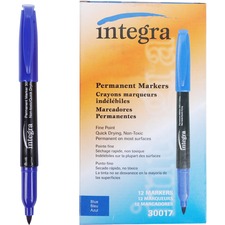 Integra Permanent Fine Point Markers ITA30017