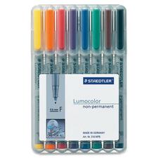 Lumocolor Fine Point Waterbased Markers STD316WP8