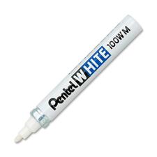 Pentel Felt Tip White Marker PENX100WM