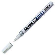 Pentel Felt Tip White Marker PENX100WS