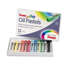 Pentel Round Stic Oil Pastel PENXPHN12C