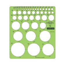 Staedtler Combo Circle Template STD977110