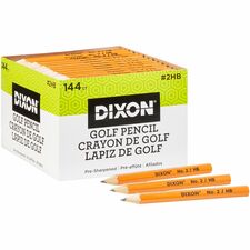 Dixon Pre-sharpened Wood Golf Pencils DIX14998