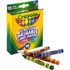 Crayola Ultra-Clean Washable Large Crayons CYO523281