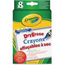 Crayola Dry-Erase Asorted Crayon CYO988658