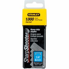 Stanley SharpShooter Heavy-Duty 1/4" Staples BOSTRA704T