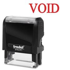 Trodat Printy Red Void Self-Inking Stamps TRO11357