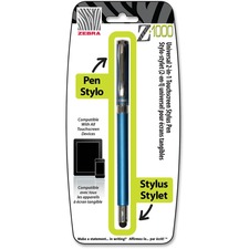 Zebra Pen Z-1000 Ballpoint/Stylus Combo Pen ZEB33221