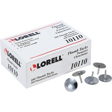 Lorell 5/16" Long Thumb Tacks LLR10110