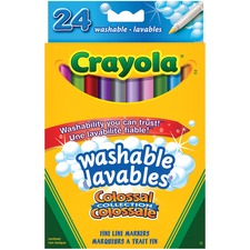 Crayola Washable Fine Line ? Trait fin - Lavables CYO568524