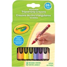 Crayola Crayons, Large Triangular Washable My First 8 ct CYO806868