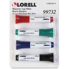 Lorell Magnetic Cap Whiteboard Markers LLR99732