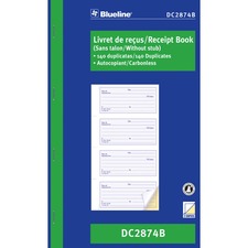 Blueline Receipt Book BLIDC2874B