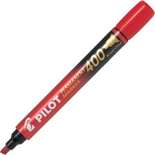 Pilot 400 Chisel Tip Permanent Markers PILSCA400RD