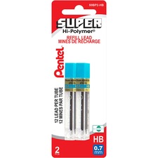 Pentel Super Hi-Polymer Pencil Refil PEN50BP2HB