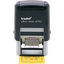 Printy Dater 4750 Self-Inking Date Stamp - French TRO143906