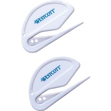 Westcott Mini "Zip" Style Letter Opener - 2 Pack ACM02972