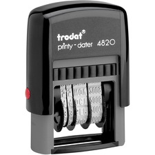 Trodat Printy Dater 4820 Automatic Self-Inking Dater - Language - French TRO74006