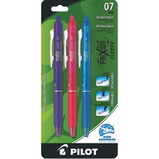 Pilot FriXion Ball Clicker Retractable Erasable Pen PILFRT7AST3