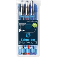 Schneider Ballpoint Pen Slider Memo XB basic Wallet 3 pieces PSYRS150293