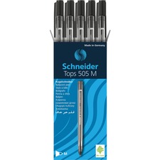 Schneider Ballpoint Pen Tops 505 M Black Box 10 pieces PSYRS150801