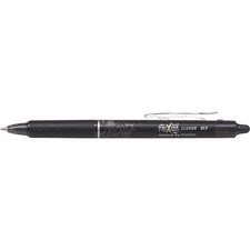Pilot FriXion Ball Clicker 0.7 - Gel Ink Rollerball pen - Black - Medium Tip PILFRT7B2