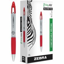 Zebra Pen Z-grip Max Retractable Ballpoint Pens ZEB22430