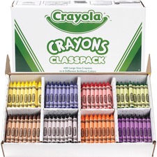 Crayola 8-Color Crayon Classpack CYO528038