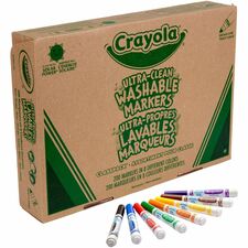 Crayola 8-Color Ultra-Clean Washable Marker Classpack CYO588200