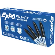 Expo Vis-A-Vis Wet-Erase Markers SAN16001